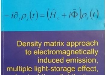 Abu Mohamed Alhasan – Density matrix approach to electromagnetically induced emission, multiple light-storage effect and arrival-time distributions of pulsed light in cold atoms