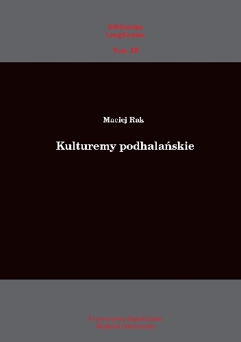 Maciej Rak – Kulturemy podhalańskie