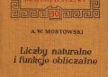Andrzej Mostowski – Liczby naturalne i funkcje obliczalne